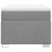 Pat box spring cu saltea, gri deschis, 90x190 cm, textil - WALTI WALTI
