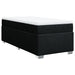 Pat box spring cu saltea, negru, 90x190 cm, textil - WALTI WALTI