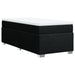 Pat box spring cu saltea, negru, 90x190 cm, textil - WALTI WALTI