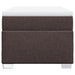 Pat box spring cu saltea, maro închis, 90x190 cm, textil - WALTI WALTI