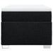 Pat box spring cu saltea, negru, 90x200 cm, textil - WALTI WALTI