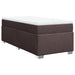 Pat box spring cu saltea, maro închis, 90x200 cm, textil - WALTI WALTI