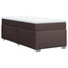 Pat box spring cu saltea, maro închis, 90x200 cm, textil - WALTI WALTI