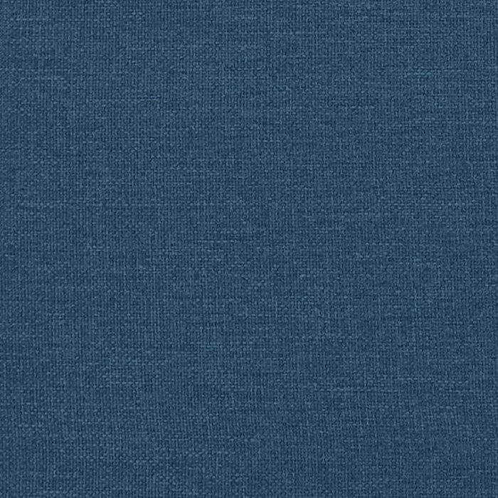 Pat box spring cu saltea, albastru, 90x200 cm, textil - WALTI WALTI