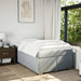 Pat box spring cu saltea, gri deschis, 120x190 cm, textil - WALTI WALTI