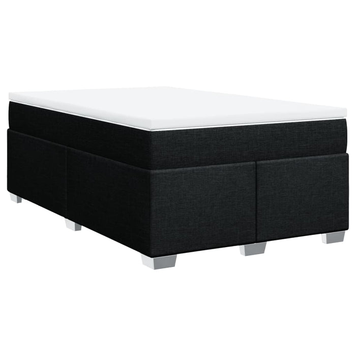 Pat box spring cu saltea, negru, 120x190 cm, catifea - WALTI WALTI