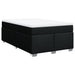 Pat box spring cu saltea, negru, 120x190 cm, catifea - WALTI WALTI