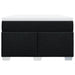 Pat box spring cu saltea, negru, 120x190 cm, catifea - WALTI WALTI