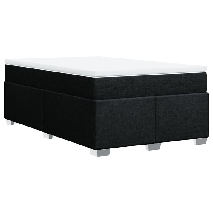 Pat box spring cu saltea, negru, 120x190 cm, catifea - WALTI WALTI
