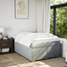Pat continental cu saltea, gri deschis, 120x200 cm, textil - WALTI WALTI