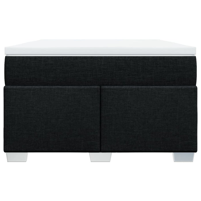 Pat box spring cu saltea, negru, 120x200 cm, textil - WALTI WALTI