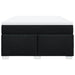 Pat box spring cu saltea, negru, 140x190 cm, textil - WALTI WALTI
