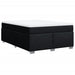 Pat box spring cu saltea, negru, 140x190 cm, textil - WALTI WALTI