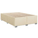 Pat box spring cu saltea, crem, 160x200 cm, material textil - WALTI WALTI