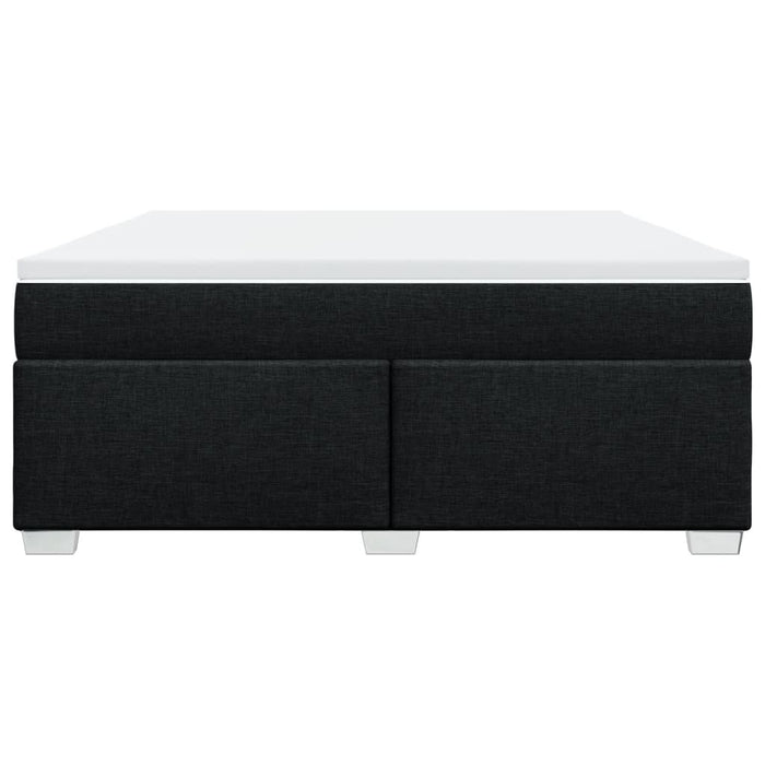 Pat box spring cu saltea, negru, 180x200 cm, catifea - WALTI WALTI