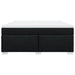 Pat box spring cu saltea, negru, 180x200 cm, catifea - WALTI WALTI