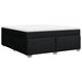 Pat box spring cu saltea, negru, 180x200 cm, catifea - WALTI WALTI