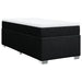 Pat box spring cu saltea, negru, 90x190 cm, textil - WALTI WALTI