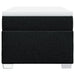 Pat box spring cu saltea, negru, 90x190 cm, textil - WALTI WALTI