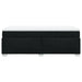 Pat box spring cu saltea, negru, 90x190 cm, textil - WALTI WALTI