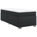 Pat continental cu saltea, negru, 80x200 cm, piele ecologică - WALTI WALTI