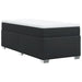 Pat continental cu saltea, negru, 80x200 cm, piele ecologică - WALTI WALTI