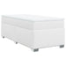 Pat box spring cu saltea, alb, 80x200 cm, piele ecologică - WALTI WALTI