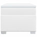 Pat box spring cu saltea, alb, 80x200 cm, piele ecologică - WALTI WALTI