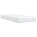 Pat box spring cu saltea, alb, 80x200 cm, piele ecologică - WALTI WALTI