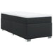 Pat box spring cu saltea, negru, 90x190 cm, piele ecologică - WALTI WALTI