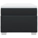 Pat box spring cu saltea, negru, 90x190 cm, piele ecologică - WALTI WALTI