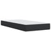 Pat box spring cu saltea, negru, 90x190 cm, piele ecologică - WALTI WALTI