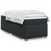 Pat box spring cu saltea, negru, 90x190 cm, piele ecologică - WALTI WALTI