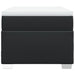 Pat box spring cu saltea, negru, 90x200 cm, piele ecologică - WALTI WALTI
