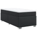 Pat box spring cu saltea, negru, 90x200 cm, piele ecologică - WALTI WALTI