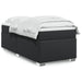 Pat box spring cu saltea, negru, 90x200 cm, piele ecologică - WALTI WALTI