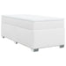 Pat box spring cu saltea, alb, 90x200 cm, piele ecologică - WALTI WALTI