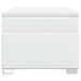 Pat box spring cu saltea, alb, 90x200 cm, piele ecologică - WALTI WALTI