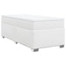 Pat box spring cu saltea, alb, 90x200 cm, piele ecologică - WALTI WALTI