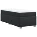 Pat box spring cu saltea, negru, 100x200 cm, piele ecologică - WALTI WALTI