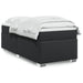 Pat box spring cu saltea, negru, 100x200 cm, piele ecologică - WALTI WALTI