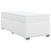 Pat box spring cu saltea, alb, 100x200 cm, piele ecologică - WALTI WALTI