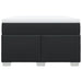 Pat box spring cu saltea, negru, 120x190 cm, piele ecologică - WALTI WALTI