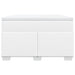 Pat box spring cu saltea, alb, 120x190 cm, piele ecologică - WALTI WALTI