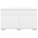 Pat box spring cu saltea, alb, 120x200 cm, piele ecologică - WALTI WALTI