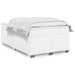 Pat box spring cu saltea, alb, 120x200 cm, piele ecologică - WALTI WALTI