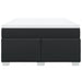 Pat box spring cu saltea, negru, 140x190 cm, piele ecologică - WALTI WALTI