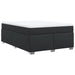 Pat box spring cu saltea, negru, 160x200 cm, piele ecologică - WALTI WALTI