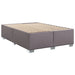 Pat box spring cu saltea, gri, 160x200 cm, piele ecologică - WALTI WALTI