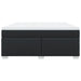 Pat box spring cu saltea, negru, 180x200 cm, piele ecologică - WALTI WALTI